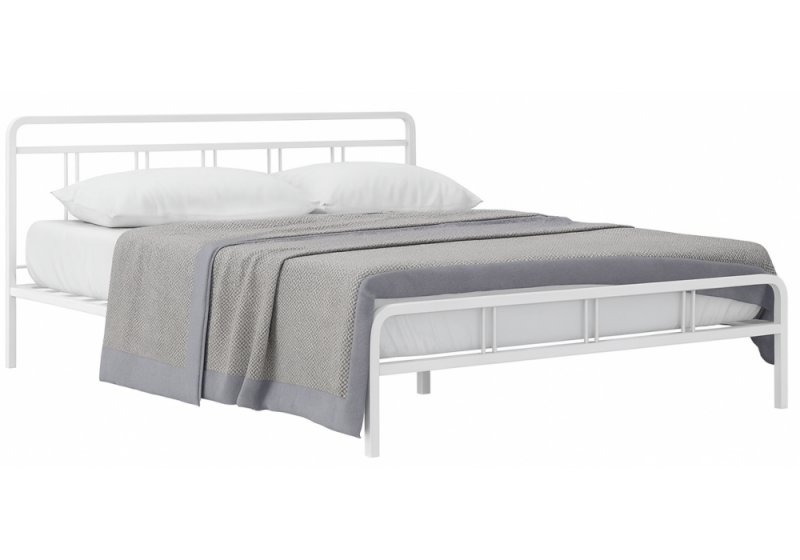 Кровать Рейк 160х200 белая (162x). 