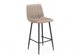 Барный стул Дани Мини бежевый (zd 210) / черный np (42x48x92)
